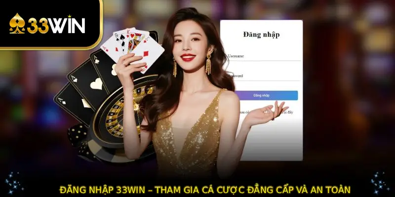 Đăng nhập 33WIN – Tham Gia Cá Cược Đẳng Cấp và An Toàn