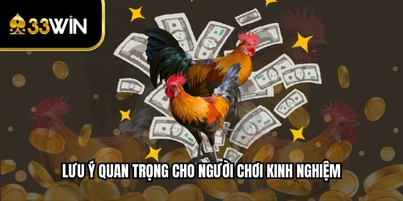 Lưu ý quan trọng cho người chơi kinh nghiệm