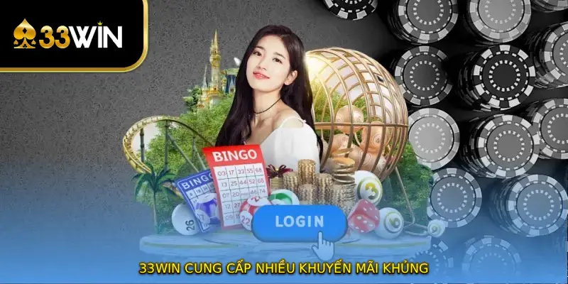 33WIN cung cấp nhiều khuyến mãi khủng 
